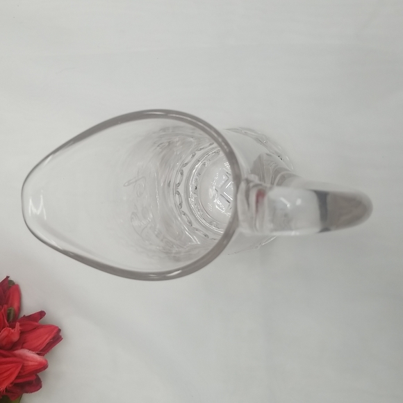 Antique EAPG Etched Skinny Pitcher - Picture 2 of 16
